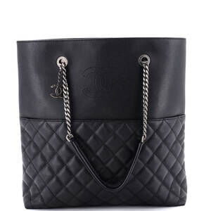 Chanel Large Urban Delight Chain Tote Quilted Caviar